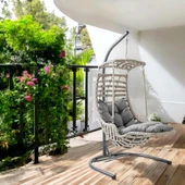 Capri Swing Alaçatı Plus Tekli Bahçe Salıncağı | Bahçe Salıncağı - 7