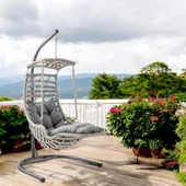 Capri Swing Alaçatı Plus Tekli Bahçe Salıncağı | Bahçe Salıncağı - 9