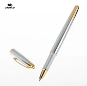Jinhao 606 Özel Tükenmez Kalem Gümüş Renk - 2