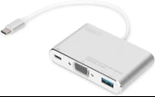 Digitus DA-70839 Usb Type-C Vga Multiport Dönüştürücü Adaptör, 3-Port 1080P - 2
