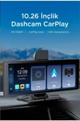 4K 10.26 Inç Ultra HD Wifi Carplay Ön Arka Araç Kamerası İkisi Bir Arada Set Ios Android Navigasyon - 5