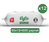 Flyfix Easy Clean Beyaz Sabunlu Yüzey Temizlik Havlusu 12’li Paket - 1
