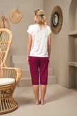 Pjs 25145 Kadın Kısa Kollu Kapri Pijama Takımı - 6