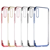 Huawei P Smart S (Y8P) Kılıf Zore Dört Köşeli Lazer Silikon Kılıf thumbnail 8