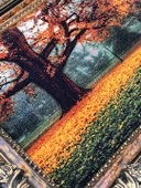 Kayıp Mevsimin Hikayesi Adlı İran Tebriz Halı Tablo 123x73cm - Duvar Halı Kilim Tablo thumbnail 5