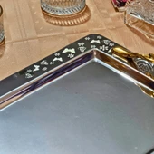 Kelebek Saten Gold Kulp Tekli 1MM Paslanmaz Çelik 18/15 - 6