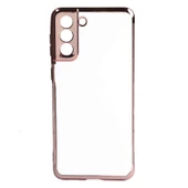 Galaxy S21 Kılıf Zore Dört Köşeli Lazer Silikon Kılıf thumbnail 6