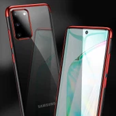 Galaxy S20 Kılıf Zore Dört Köşeli Lazer Silikon Kılıf thumbnail 10