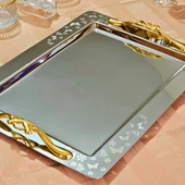 Kelebek Saten Gold Kulp Tekli 1MM Paslanmaz Çelik 18/15 - 4