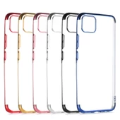 Realme C11 Kılıf Zore Dört Köşeli Lazer Silikon Kılıf thumbnail 8