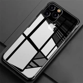 Apple iPhone 11 Pro Max Kılıf Dört Köşeli Lazer Silikon Kılıf - 2