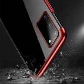 Galaxy S20 Kılıf Zore Dört Köşeli Lazer Silikon Kılıf thumbnail 12