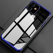 Apple iPhone 11 Kılıf Zore Dört Köşeli Lazer Silikon Kılıf - 5