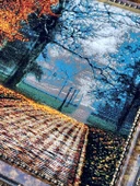 Kayıp Mevsimin Hikayesi Adlı İran Tebriz Halı Tablo 123x73cm - Duvar Halı Kilim Tablo thumbnail 6