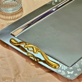 Kelebek Saten Gold Kulp Tekli 1MM Paslanmaz Çelik 18/15 - 2