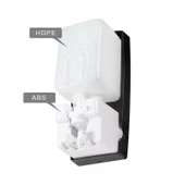 SENSÖRLÜ SIVI SABUNLUK OTOMATIK FOTOSELLI 1400 ML BÜYÜK BOY BEYAZ PRATIK ASKI APARATI PİLLİ - 5