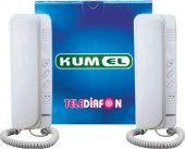 Kumel TeleDiafon 2'Li Asansör + Ambulans Telefonu 1 Merkez 1 Şube Mtd 04 - 1