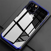 Apple iPhone 11 Pro Max Kılıf Dört Köşeli Lazer Silikon Kılıf - 5