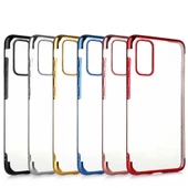 Galaxy M51 Kılıf Zore Dört Köşeli Lazer Silikon Kılıf thumbnail 9