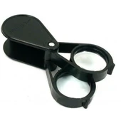 20x30 2k30mm Çıft Optik Lens Katlanan Cep Büyüteç. - 1