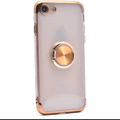 Apple iPhone 8 Kılıf Zore Gess Kenarları Renkli Yüzük Aparatlı - 3