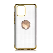 Galaxy A91 (S10 Lite) Kılıf Gess Kenarları Renkli Yüzük Aparatlı thumbnail 1