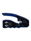 RJ45 EZ Kesme Sıkma Pensesi Aleti Taşınabilir Dayanıklı ve Kullanışlı Kablo Kesici thumbnail 3