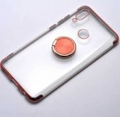Huawei P Smart 2019 Kılıf Gess Kenarları Renkli Yüzük Aparatlı - 1