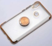 Huawei P Smart 2019 Kılıf Gess Kenarları Renkli Yüzük Aparatlı - 3