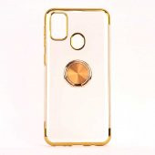 Galaxy M30S Kılıf Gess Kenarları Renkli Yüzük Aparatlı Kılıf thumbnail 3