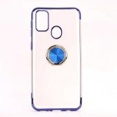 Galaxy M30S Kılıf Gess Kenarları Renkli Yüzük Aparatlı Kılıf thumbnail 5