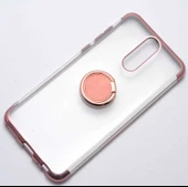 Huawei Mate 10 Lite Kılıf Gess Kenarları Renkli Yüzük Aparatlı thumbnail 5