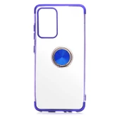 Galaxy A52 Kılıf Zore Gess Kenarları Renkli Yüzük Aparatlı Kılıf thumbnail 1