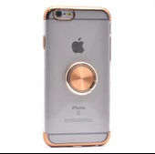 Apple iPhone 6 Kılıf Zore Gess Kenarları Renkli Yüzük Aparatlı thumbnail 3