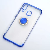 Galaxy A20 Kılıf Zore Gess Kenarları Renkli Yüzük Aparatlı Kılıf thumbnail 5