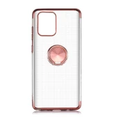 Galaxy A91 (S10 Lite) Kılıf Gess Kenarları Renkli Yüzük Aparatlı thumbnail 6