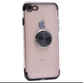 Apple iPhone 8 Kılıf Zore Gess Kenarları Renkli Yüzük Aparatlı - 2