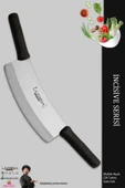 LAZBİSA İncisive Serisi Mutfak Bıçak Pizza Kıyma Salata Bıçağı Çift Tutma Zırh ( Mft-986) thumbnail 1