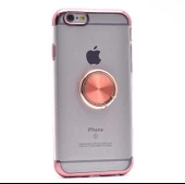 Apple iPhone 6 Kılıf Zore Gess Kenarları Renkli Yüzük Aparatlı thumbnail 5