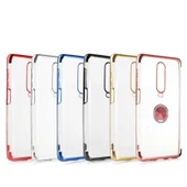 Xiaomi Redmi K30 Kılıf Zore Gess Kenarları Renkli Yüzük Aparatlı thumbnail 9