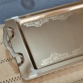 Sudedi Home Alize Saten Platin Set 1MM Paslanmaz Çelik 2li Tepsi 18/13 - 7