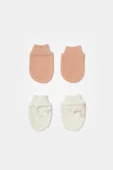 Bibaby Biorganic Teach Me 2'Li Bebe Eldiven 72240 Red - 2