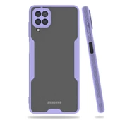 Galaxy A12 Kılıf Zore Parfe Kenarları Pastel Renk Silikon Kılıf thumbnail 9