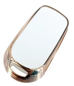 Fiat Egea Uyumlu Nano Kumanda Anahtar Kılıfı Oto Anahtarlık 3 Tuşlu Beyaz Gold - 3