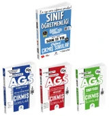 Dizgi Kitap 2025 ÖABT Sınıf Öğretmen + AGS Eğitimin Temelleri + Mevzuat + Anayasa Çıkmış 4 lü Set - 1