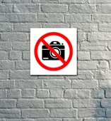 Uyarı Levhası 19x19 CM thumbnail 1