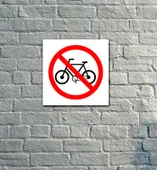 Uyarı Levhası 19x19 CM thumbnail 1