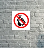 Uyarı Levhası 19x19 CM thumbnail 1