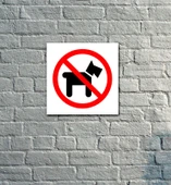 Uyarı Levhası 19x19 CM thumbnail 1