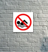 Uyarı Levhası 19x19 CM thumbnail 1